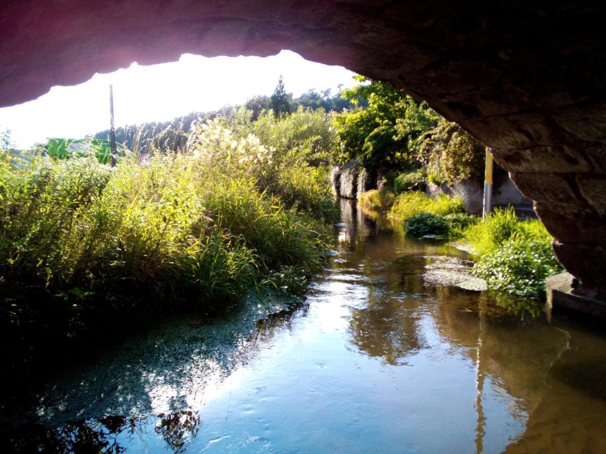 Ferienwohnung Kunst Und Kulturschuppen Hasenmuehle Kammerstein Bagian luar foto
