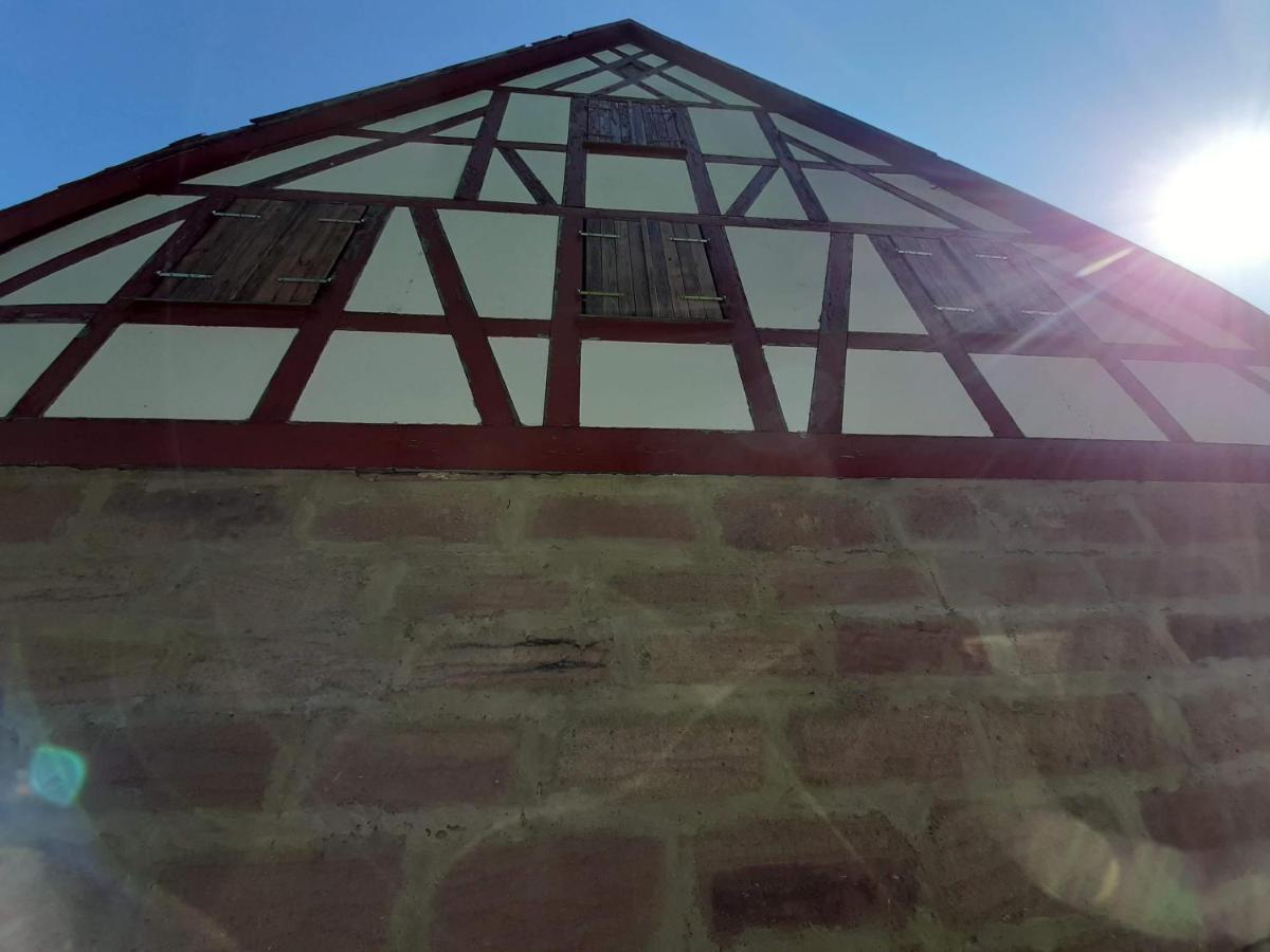 Ferienwohnung Kunst Und Kulturschuppen Hasenmuehle Kammerstein Bagian luar foto